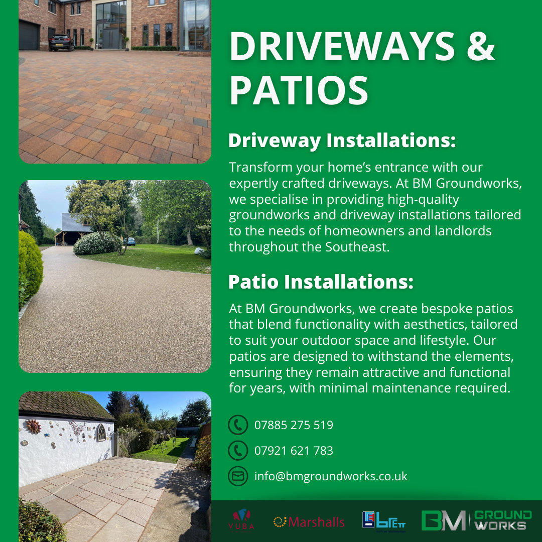 Driveway patio Kent
